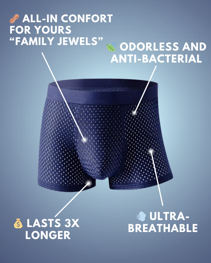 ✨️BOXERSHORTS AUS BAMBUSFASER - FÜR GANZTÄGIGEN KOMFORT