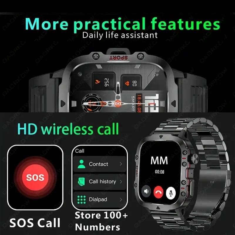 Robuste Outdoor-Smartwatch – über 100 Sportmodi