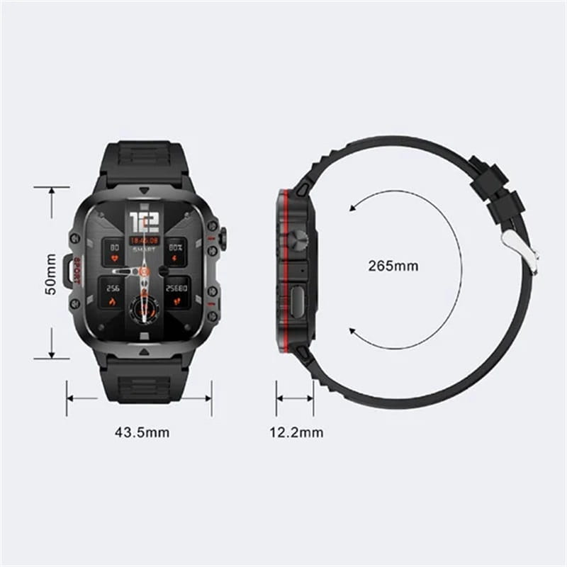 Robuste Outdoor-Smartwatch – über 100 Sportmodi
