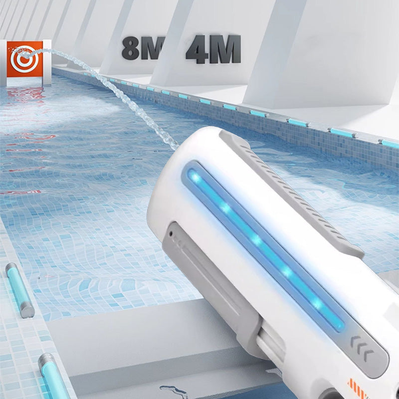 ⏳Begrenzte Zeit 50% Rabatt💥Elektrischer Fernstrahl-Wasserblaster mit LED für Kinder und Erwachsene